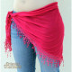 Foulard de danse orientale triangulaire façon cheche