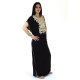Djellabah femme décors or