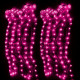 Eventails de danse orientale lumineux 100% soie