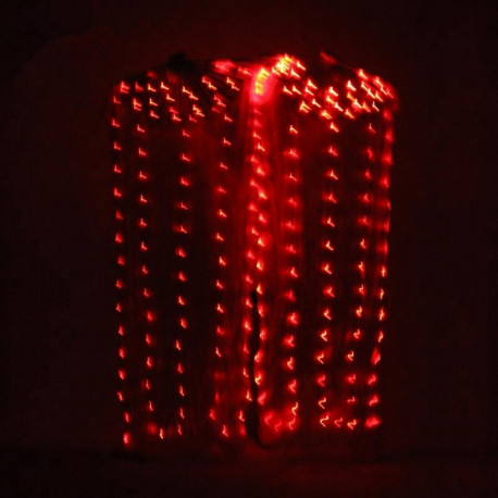 Eventails de danse orientale lumineux 100% soie