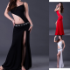 Robe de danse top en biais dos nu