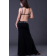 Robe de danse top en biais dos nu