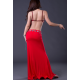 Robe de danse top en biais dos nu