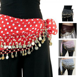 Ceinture de danse orientale pois 