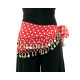 Ceinture de danse orientale pois 