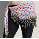 Ceinture de danse orientale pois 