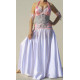 Soutien gorge satin de danse orientale rose clair bonnet C D