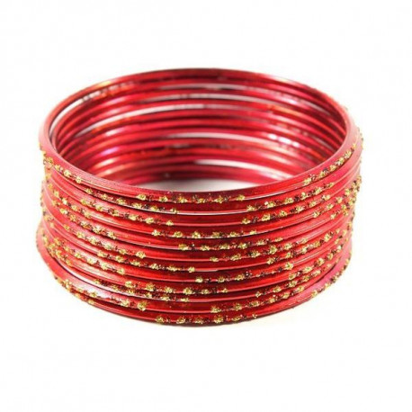 Bracelets bangles indiens enfant parsemé de paillette