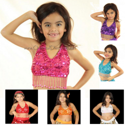Top enfant de danse orientale flower