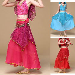 Costume enfant de danse orientale haut + jupe Flower