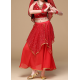 Costume enfant de danse orientale haut + jupe Flower