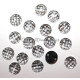 Lot de 20 strass rond à coudre sur tissu