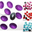 Lot de 20 strass ovale a coller 