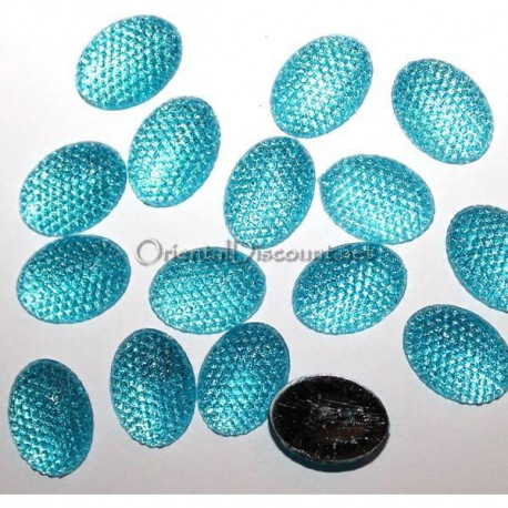 Lot de 20 strass ovale a coller 