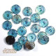 Lot de 20 strass nacrés forme fleur à coudre rose