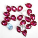 Lot de 20 strass goutte à enfiler
