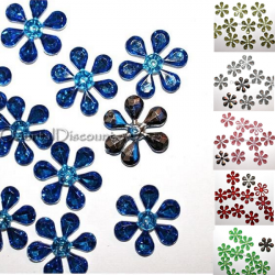 Lot de 10 fleurs pétale a coudre