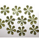 Lot de 10 fleurs pétale a coudre