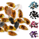 Lot de 20 strass goutte striee à coudre 