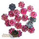 Lot de 20 strass rosace à coudre 