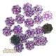 Lot de 20 strass rosace à coudre 