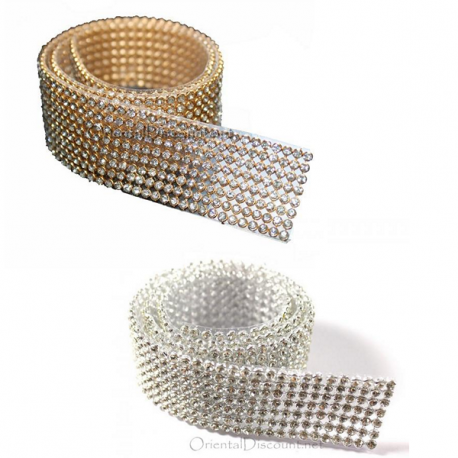 Bande de strass thermocollante