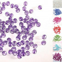 Lot de 70 perles cristal à facettes