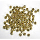 Perles à facettes hexagonal doré ou argenté