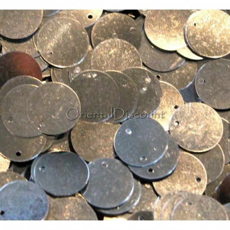 Rond Sequin plastique métalisé