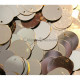 Rond Sequin plastique métalisé