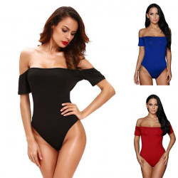 Body de danse femme col bateau