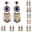 Boucles d'oreilles Bollywood Bohême or