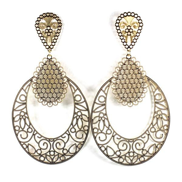 Boucles d'oreilles Fantaisie dentelle