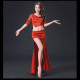 Costume de danse satiné top court en pointe
