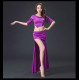 Costume de danse satiné top court en pointe