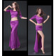 Costume de danse satiné top court en pointe