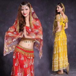 Tenue indienne Bollywood Femme 3 pieces