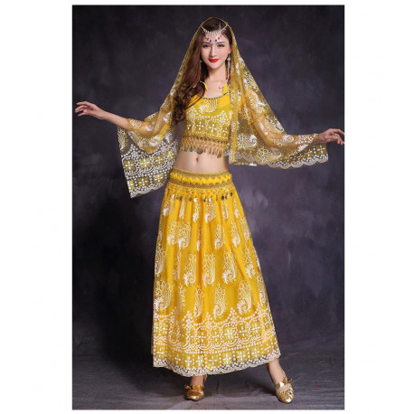 Tenue indienne Bollywood Femme 3 pieces
