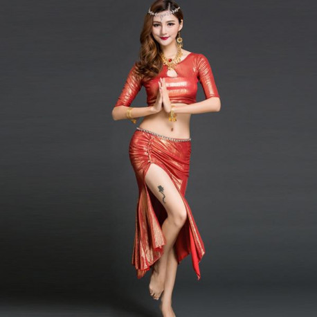 Tenue de danse orientale choli strass