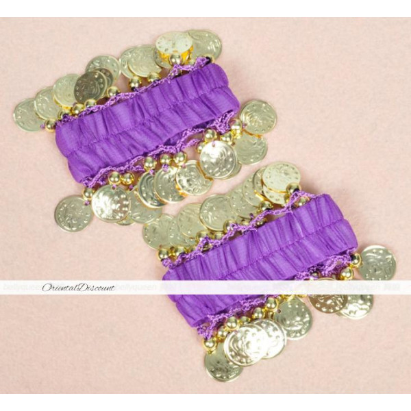 Bracelet élastique à sequins à la paire