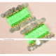 Bracelet élastique à sequins à la paire