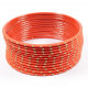 Lot de 12 bracelets Bangles indiens à paillettes or