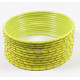 Lot de 12 bracelets Bangles indiens à paillettes or