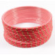 Lot de 12 bracelets Bangles indiens à paillettes or