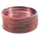 Lot de 12 bracelets bangles indiens striés couleur unie