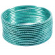 Lot de 12 bracelets bangles indiens striés couleur unie