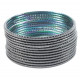 Lot de 12 bracelets bangles indiens striés couleur unie