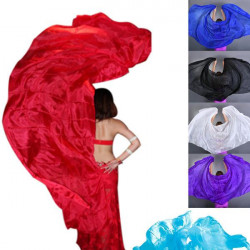 Voile de danse orientale en soie 