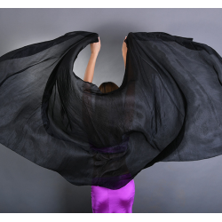 Voile de danse orientale en soie 