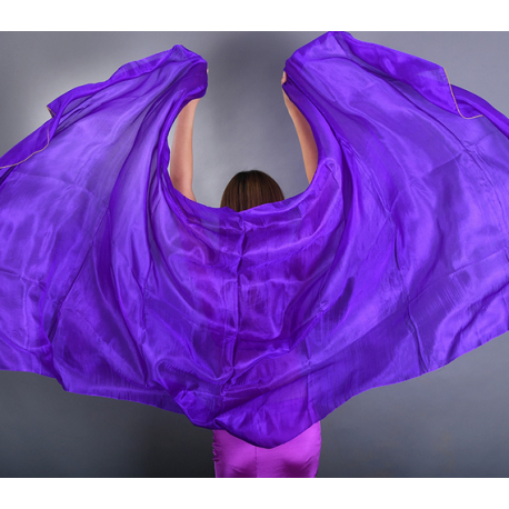 Voile de danse orientale en soie 